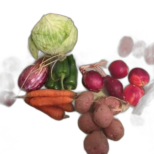food, crown, photorealistic, watercolor transparent PNG cut-out
