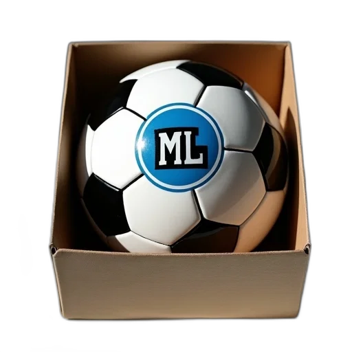 3d render, soccer, ball, black transparent PNG cut-out