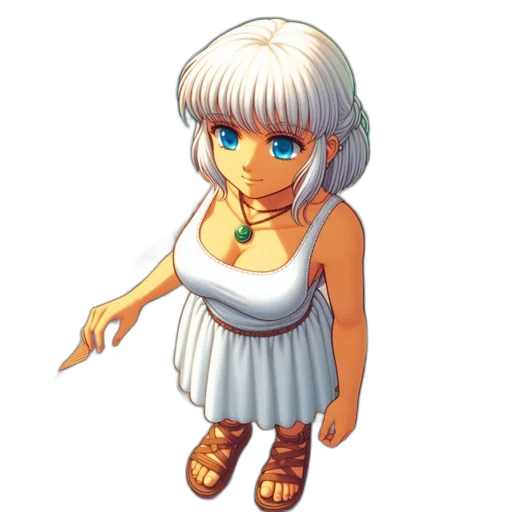 dress, jewelry, pixel art, fantasy art transparent PNG cut-out