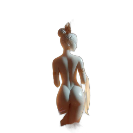 dress, robot, crown, creature transparent PNG cut-out