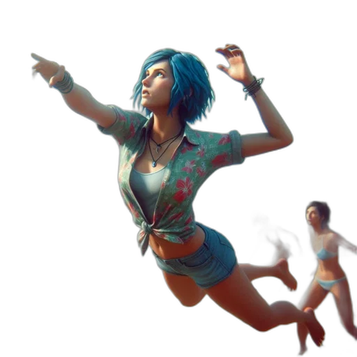 dress, concept art, fantasy art, 3d render transparent PNG cut-out
