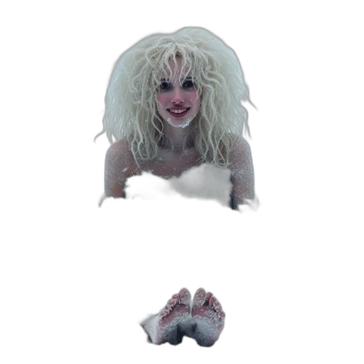 creature, mask, hair, face transparent PNG cut-out