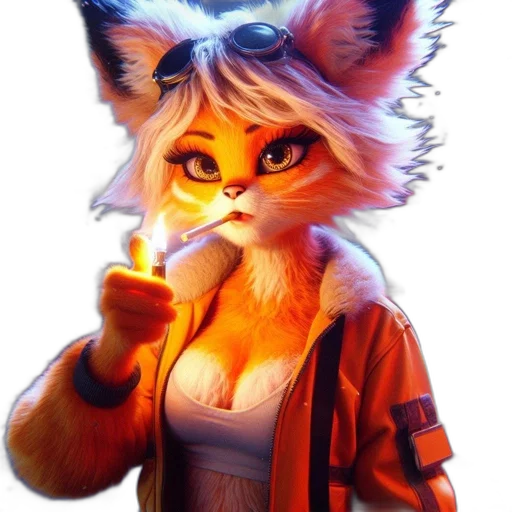 jacket, staff, animal, mask transparent PNG cut-out