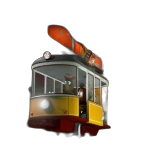 car, robot, hat, 3d render transparent PNG cut-out