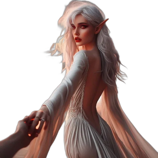 dress, dragon, fantasy art, concept art transparent PNG cut-out