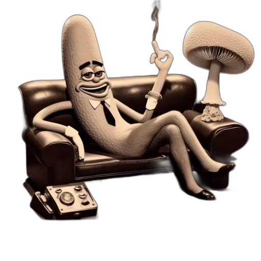 furniture, robot, staff, creature transparent PNG cut-out