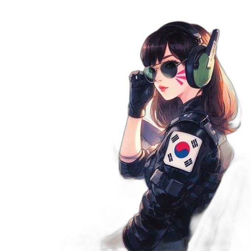 weapon, jacket, robot, staff transparent PNG cut-out