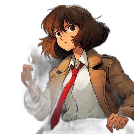 jacket, staff, weapon, concept art transparent PNG cut-out