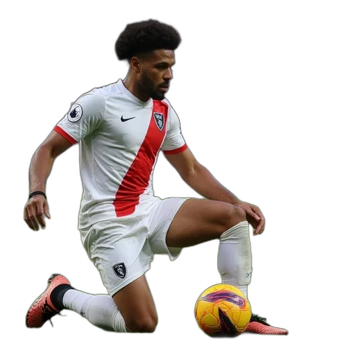 fulham, forward, patrice, gupper transparent PNG cut-out