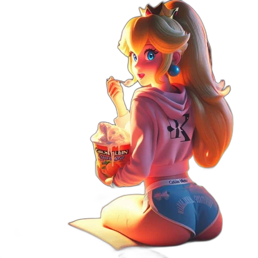 vaporwave, concept art, anime, 3d render transparent PNG cut-out