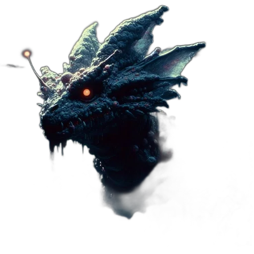 dragon, creature, mask, face transparent PNG cut-out