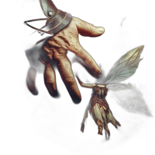 creature, mask, weapon, staff transparent PNG cut-out
