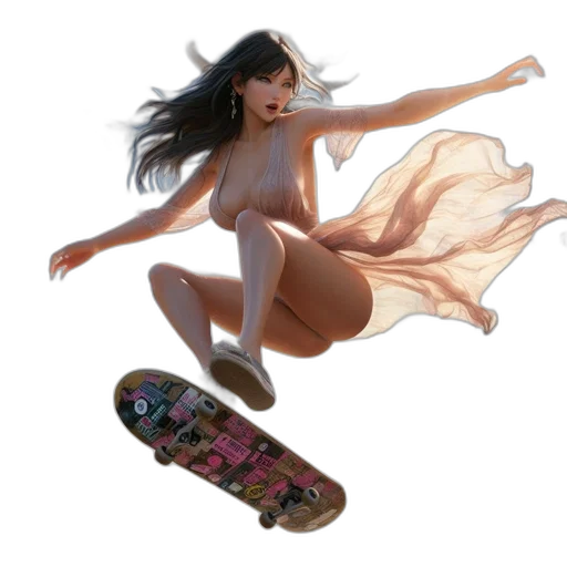 dress, creature, concept art, fantasy art transparent PNG cut-out