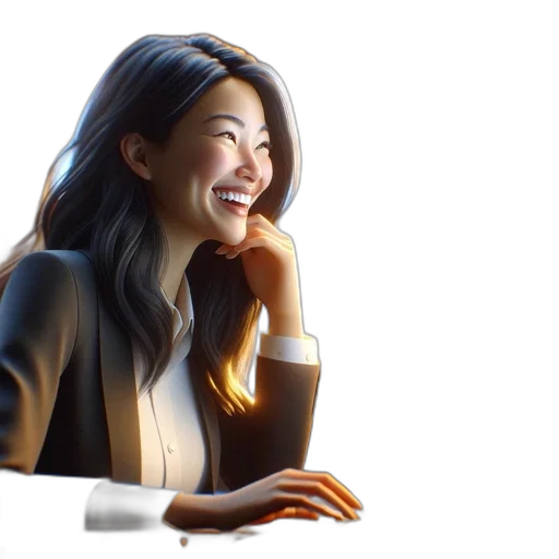 staff, face, photorealistic, 3d render transparent PNG cut-out