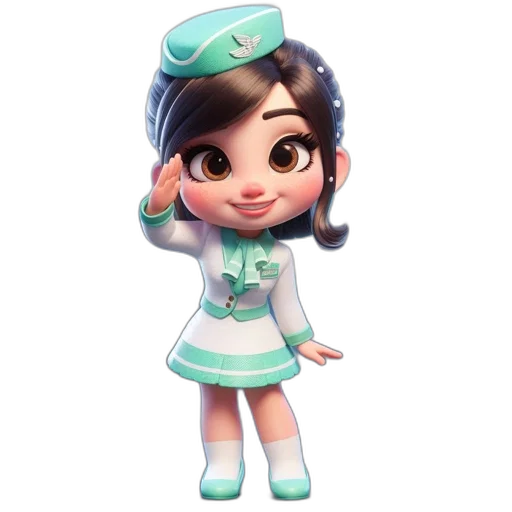 staff, dress, face, robot transparent PNG cut-out