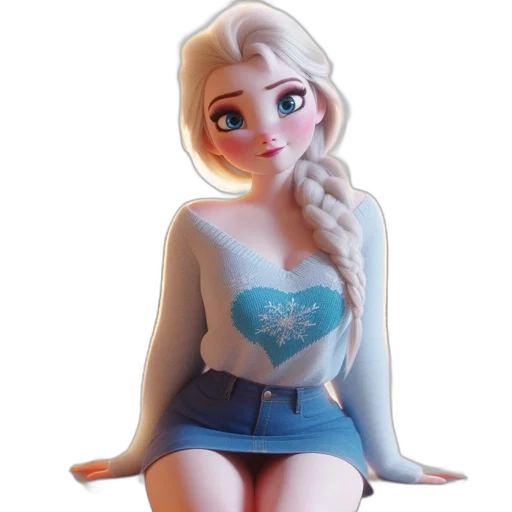 dress, 3d render, concept art, cartoon transparent PNG cut-out