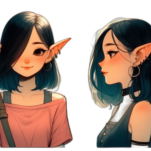 face, mask, creature, staff transparent PNG cut-out