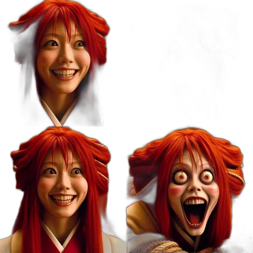 face, creature, mask, concept art transparent PNG cut-out