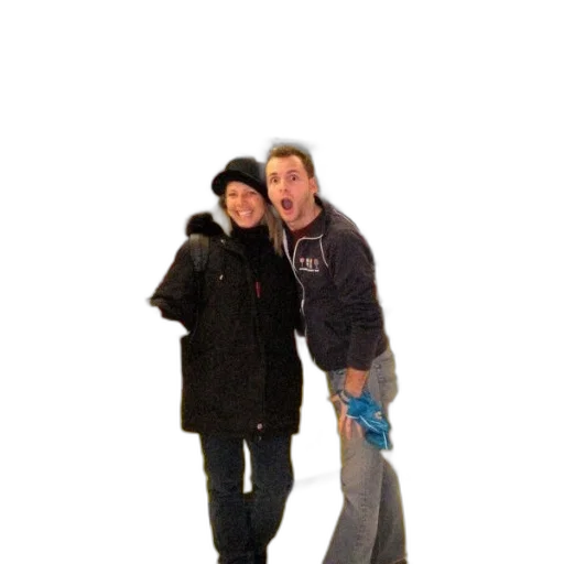 umbrella, jacket, staff, shoes transparent PNG cut-out