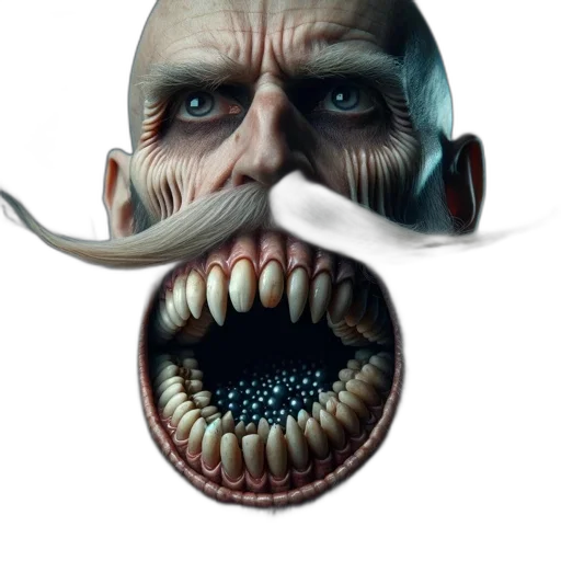 mask, face, creature, staff transparent PNG cut-out