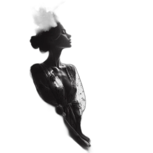 dress, crown, hair, mask transparent PNG cut-out