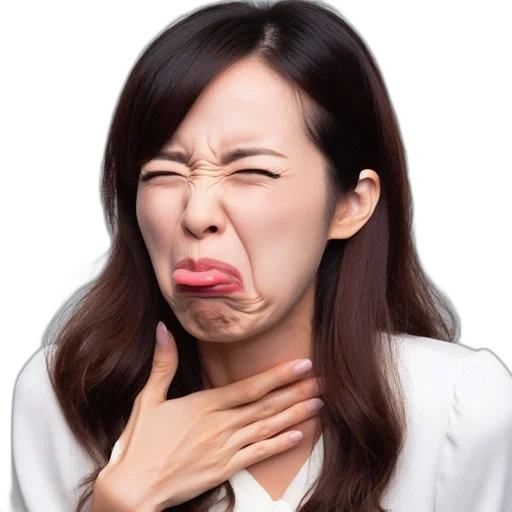 face, jewelry, woman, white transparent PNG cut-out