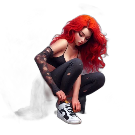 shoes, photorealistic, pixel art, concept art transparent PNG cut-out