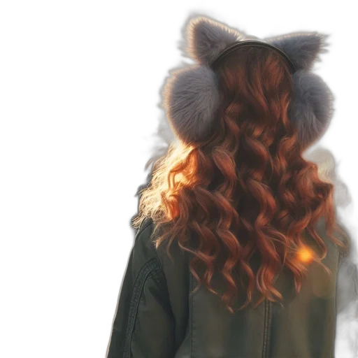 hair, jacket, mask, hat transparent PNG cut-out