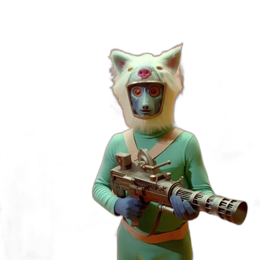 staff, weapon, robot, mask transparent PNG cut-out