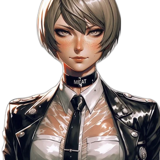 jacket, face, staff, robot transparent PNG cut-out