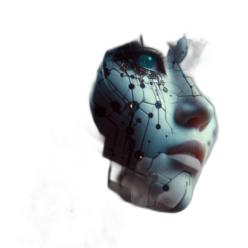 mask, robot, face, weapon transparent PNG cut-out