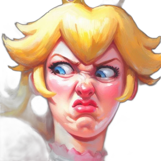 face, concept art, watercolor, pixel art transparent PNG cut-out