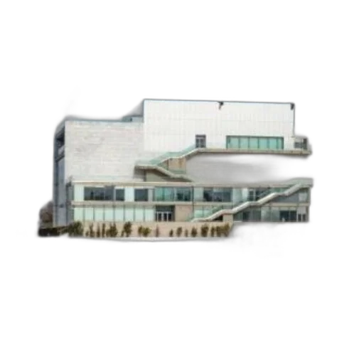 building, 3d render, photorealistic, modern transparent PNG cut-out