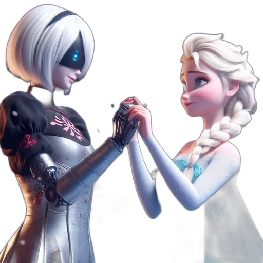 dress, robot, jewelry, concept art transparent PNG cut-out
