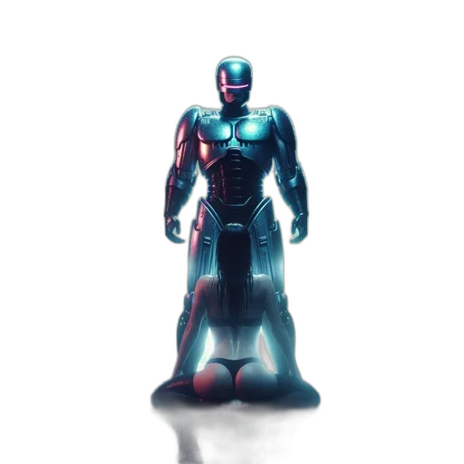 robot, weapon, creature, 3d render transparent PNG cut-out