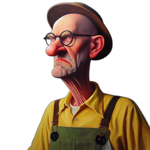 face, staff, hat, mask transparent PNG cut-out
