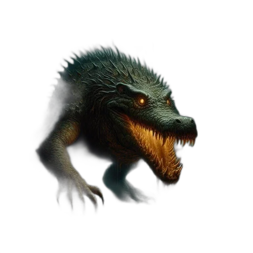 dragon, creature, animal, face transparent PNG cut-out