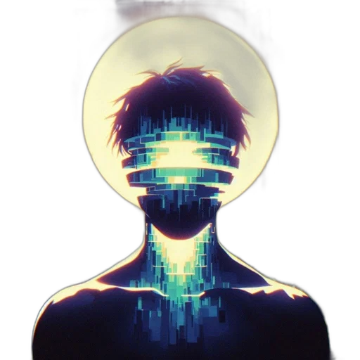 robot, mask, face, jacket transparent PNG cut-out