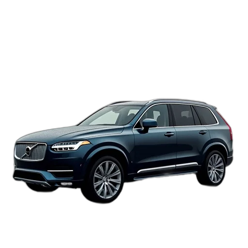 car, new, volvo, qx90 transparent PNG cut-out