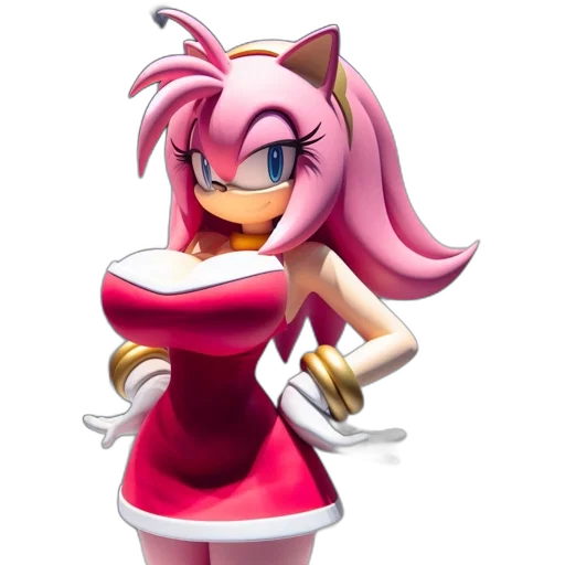 dress, staff, weapon, 3d render transparent PNG cut-out