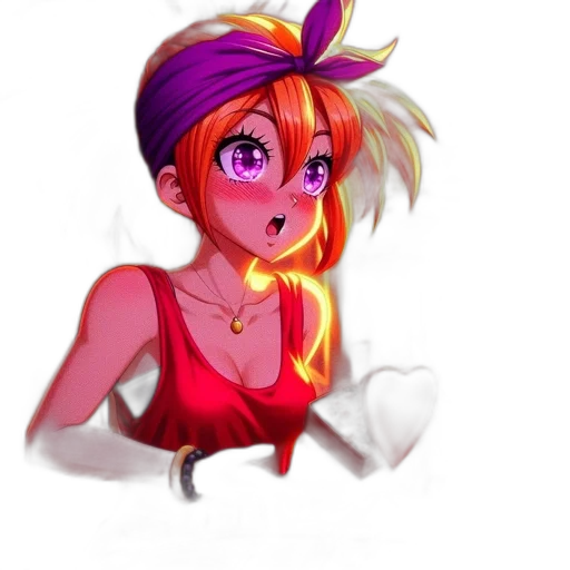 crown, dress, face, staff transparent PNG cut-out