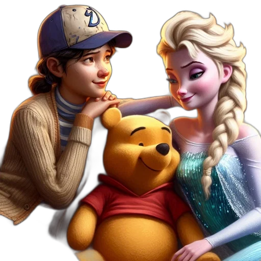 photorealistic, concept art, cartoon, fantasy art transparent PNG cut-out