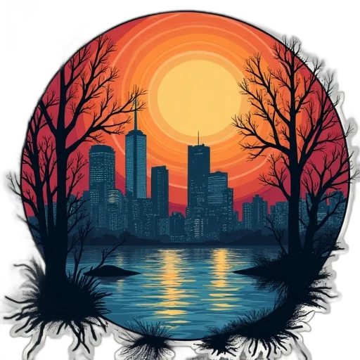 tree, concept art, fantasy art, pixel art transparent PNG cut-out