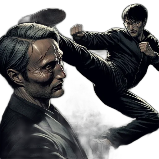 comic book art, concept art, photorealistic, fantasy art transparent PNG cut-out