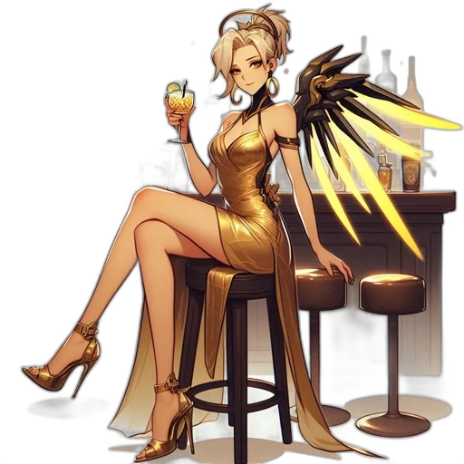 staff, dress, weapon, concept art transparent PNG cut-out