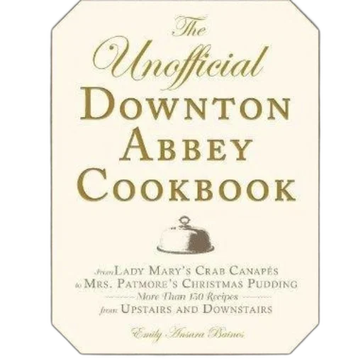 unofficial, downton, abbey, cookbook transparent PNG cut-out
