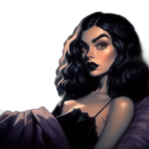 face, hair, dress, fantasy art transparent PNG cut-out