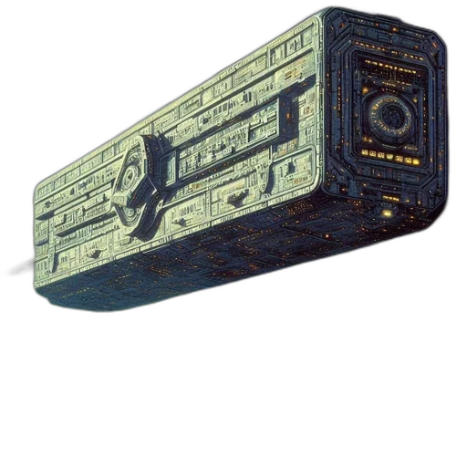 weapon, robot, car, cyberpunk transparent PNG cut-out