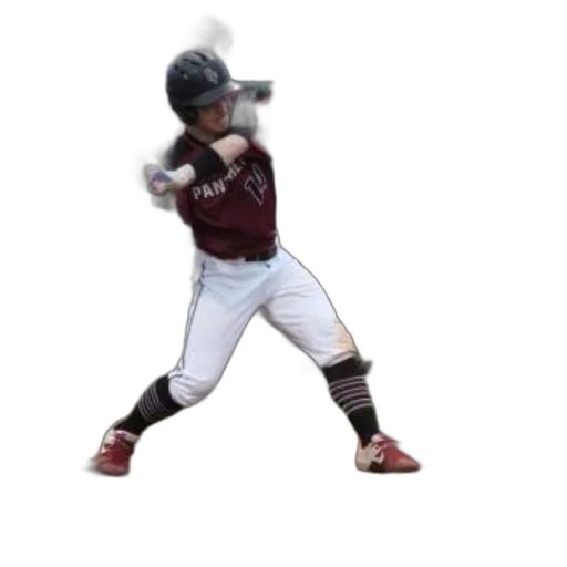 baseball, player, maroon, jersey transparent PNG cut-out