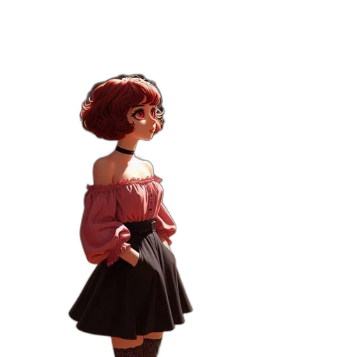 dress, jacket, staff, robot transparent PNG cut-out